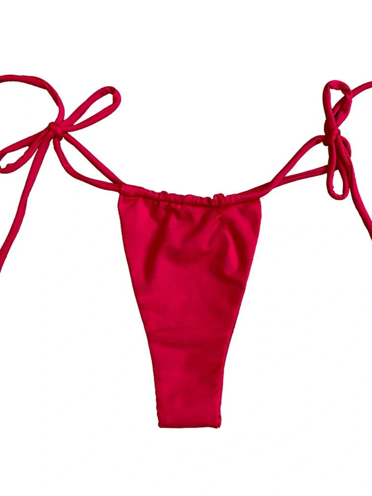 calcinha biquíni cortininha CHLOÉ vermelho