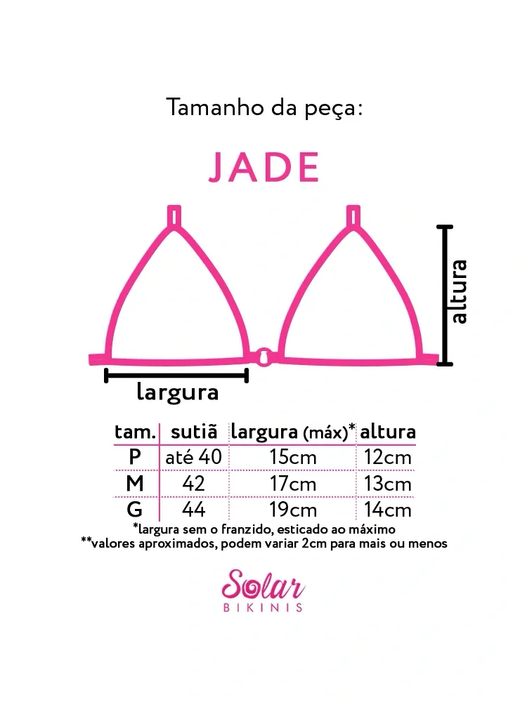 top biquíni cortininha JADE onça
