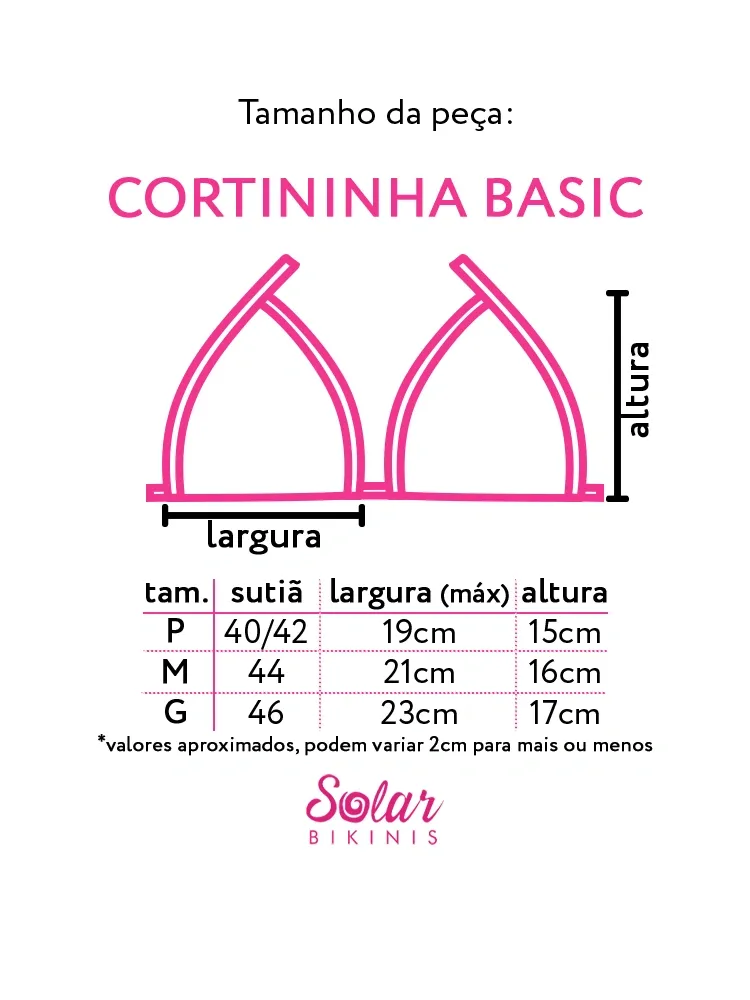 top biquíni CORTININHA BASIC beijo