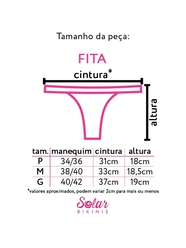 calcinha biquíni FITA sunset